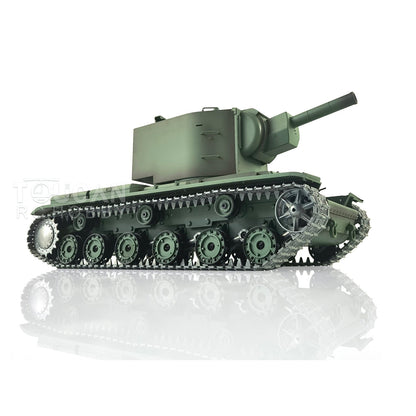 TOUCAN RC HOBBY Henglong 1/16 TK7.0 Promotion Soviet KV-2 RTR RC Tank 3949 FPV Barrel Recoil 360 Degrees Turret Smoke IR BB Metal Tracks Sprockets Idlers Wheels Gearbox
