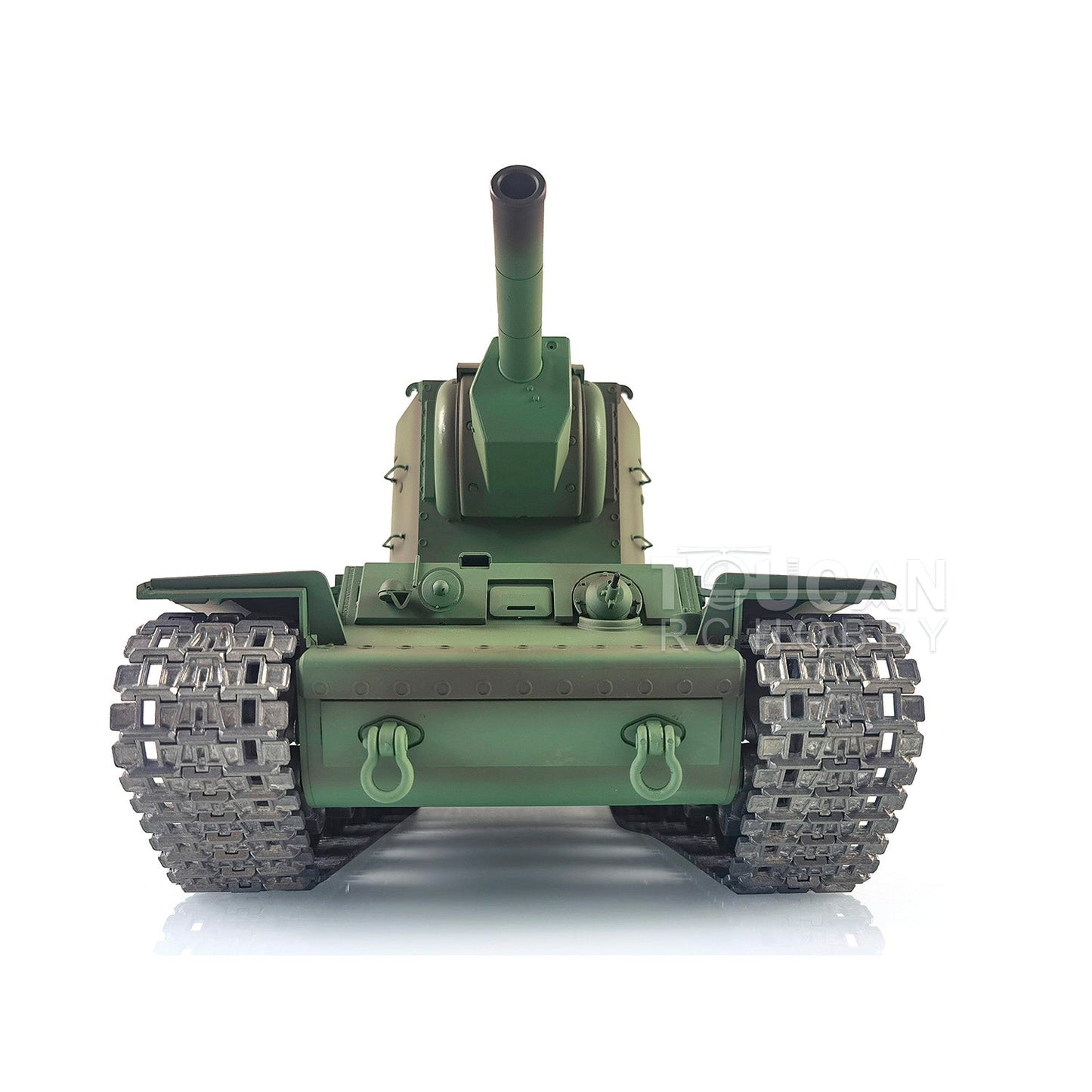 TOUCAN RC HOBBY Henglong 1/16 TK7.0 Promotion Soviet KV-2 RTR RC Tank 3949 FPV Barrel Recoil 360 Degrees Turret Smoke IR BB Metal Tracks Sprockets Idlers Wheels Gearbox