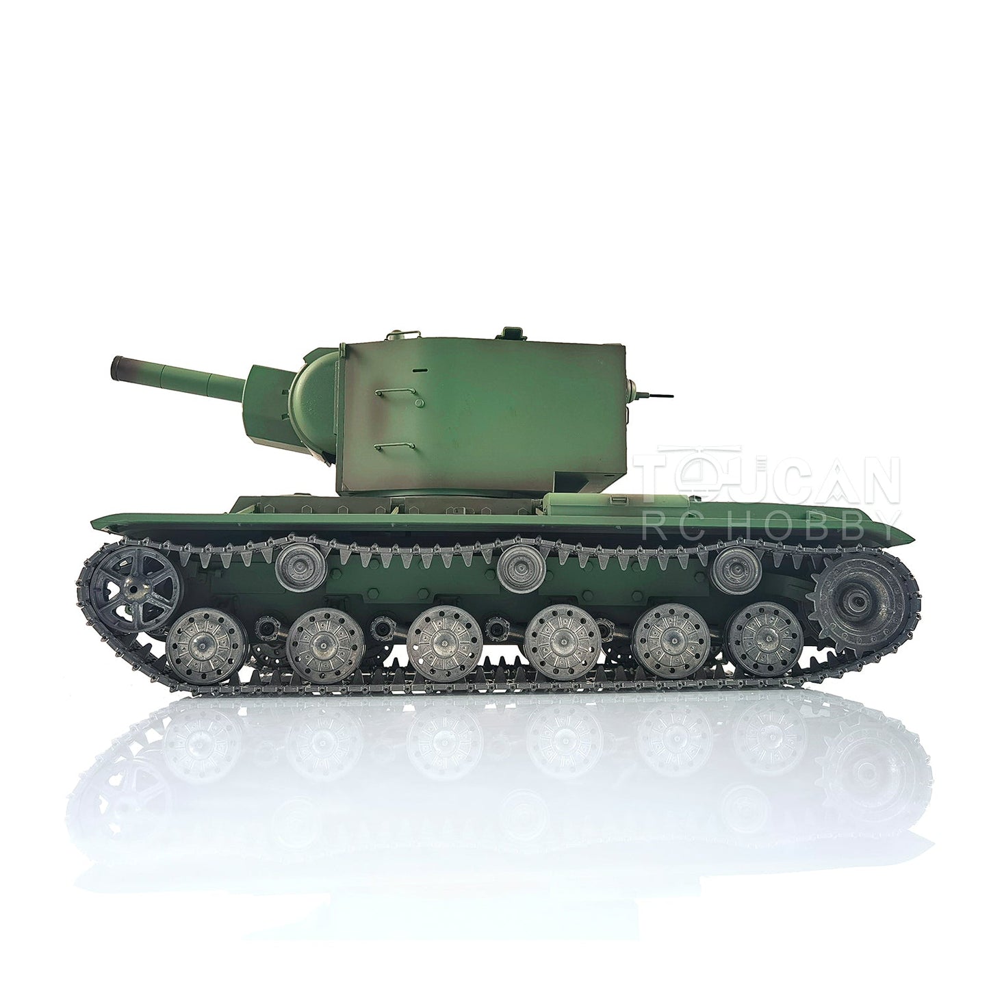 TOUCAN RC HOBBY Henglong 1/16 TK7.0 Soviet KV-2 RTR RC Tank 3949 FPV 360 Degrees Turret Barrel Recoil BB IR Metal Sprockets Idlers Road Wheels Tracks Gearbox