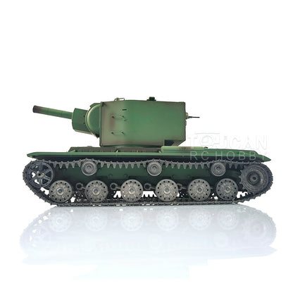 TOUCAN RC HOBBY Henglong 1/16 TK7.0 Soviet KV-2 RTR RC Tank 3949 FPV 360 Degrees Turret Barrel Recoil BB IR Metal Sprockets Idlers Road Wheels Tracks Gearbox