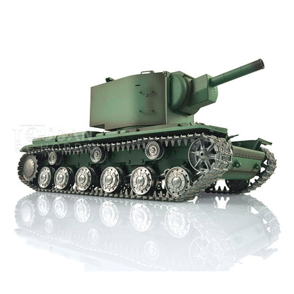 TOUCAN RC HOBBY Henglong 1/16 TK7.0 Soviet KV-2 RTR RC Tank 3949 FPV 360 Degrees Turret Barrel Recoil BB IR Metal Sprockets Idlers Road Wheels Tracks Gearbox