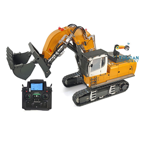 1/14 K970 200 970 Kabolite Front Shove Ready-to-Run Metal RC Hydraulic Excavator RTR Lights Sounds PL18EV lite Radio Flight Case