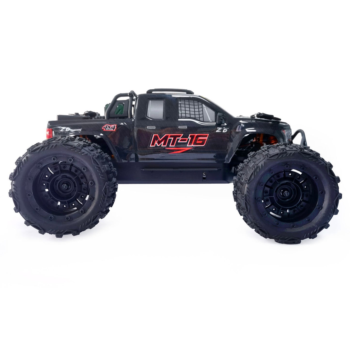 Fast Free Shipping 80KM/H ZD Racing 1/16 Radio Controlled Monster Truck MT-16 High Speed 4*4 RC Off Road Car RTR Wheelie Bar Metal CVD Chassis