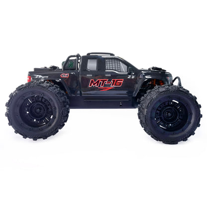 Fast Free Shipping 80KM/H ZD Racing 1/16 Radio Controlled Monster Truck MT-16 High Speed 4*4 RC Off Road Car RTR Wheelie Bar Metal CVD Chassis