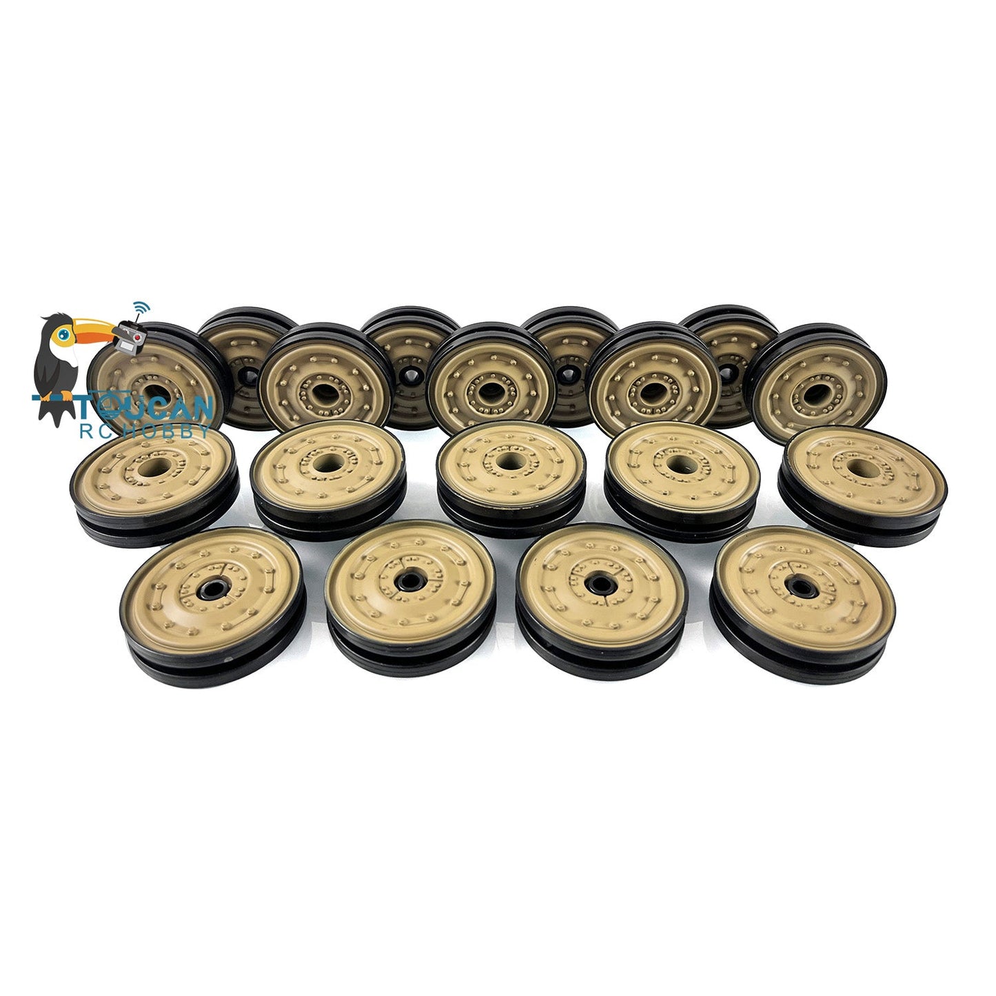TOUCAN RC HOBBY Plastic Sprockets Road Wheels Idlers Accessories Pack Mud Plate Decal Tracks For Henglong DIY 1/16 RC 3888A Tank Model Parts
