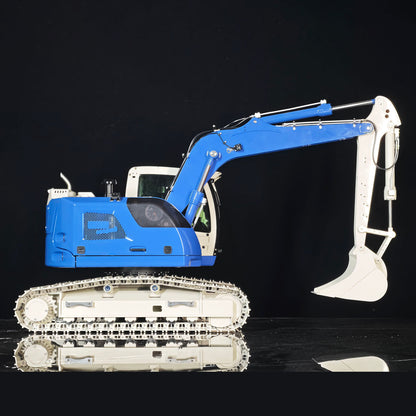 JDM-208 1/14 Metal RC Hydraulic Tracked Excavator R920 3CH 2Arms Remote Control Digger Model Flysky ST8 Radio No Sounds RTR