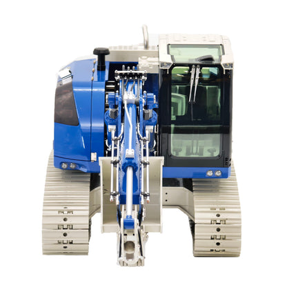 JDM-208 1/14 Metal RC Hydraulic Tracked Excavator R920 3CH 2Arms Remote Control Digger Model Flysky ST8 Radio No Sounds RTR