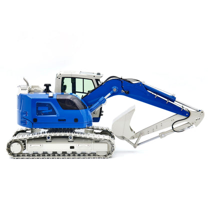 1/14 Metal 2Arms RC Hydraulic Tracked Excavator JDM-208 R920 Radio Control Digger Engineering Vehicle Sound System Battery