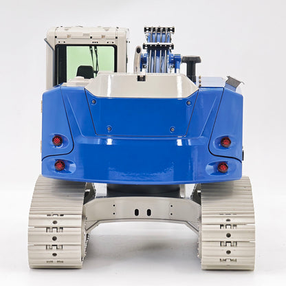 JDM-208 1/14 Metal RC Hydraulic Tracked Excavator R920 3CH 2Arms Remote Control Digger Model Flysky ST8 Radio No Sounds RTR