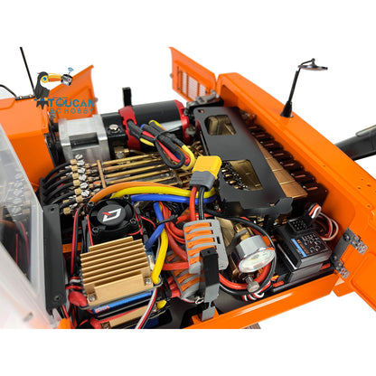 TOUCAN RC HOBBY LESU PC360 1/14 Metal RC Excavator B0002 RTR Hydraulic Stainless Steel Digger 8MPa Pump System Grab Grapple Fixed Mount FlySky PL18EV Lite Controller