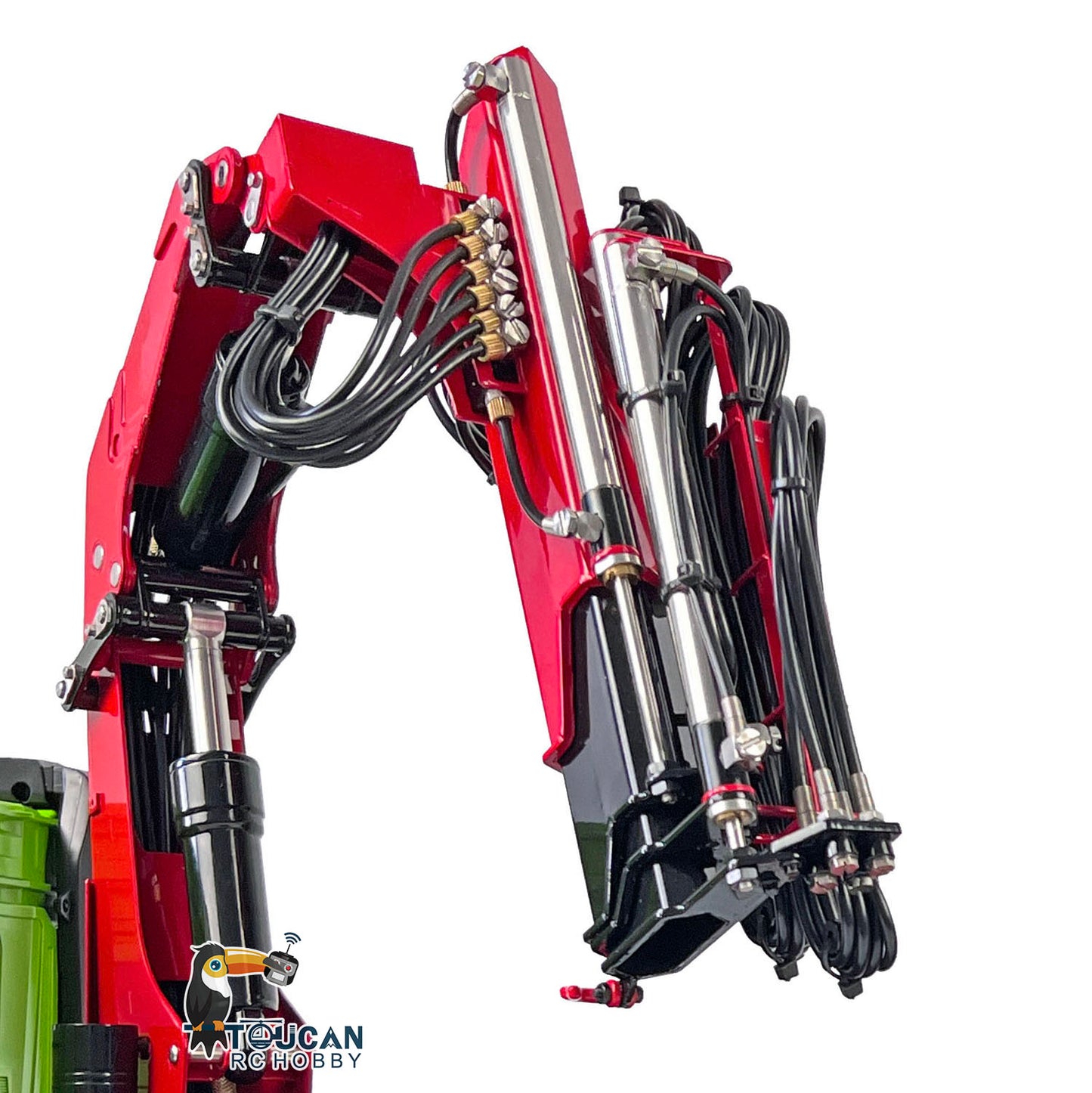 LESU 8x8 RC Hydraulic Crane Dumper Truck 1/14  Electric Tipper Car Remote Control Vehicles Pump Valve