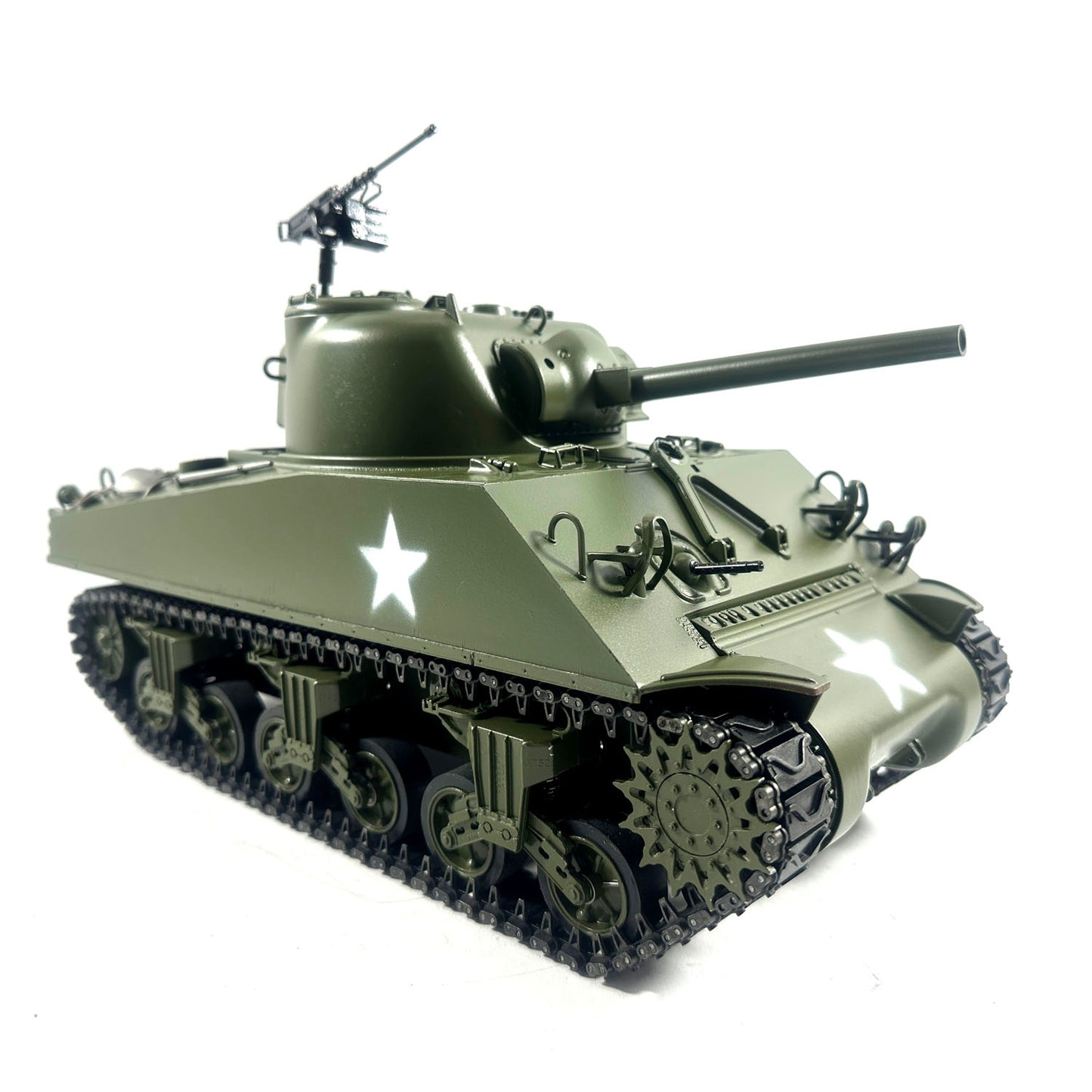 1/16 Mato Infrared Ver M4A3 Sherman KIT Metal Remote Controlled Tank 1230 Barrel Recoil Gearbox WITHOUT Radio Battery Receiver