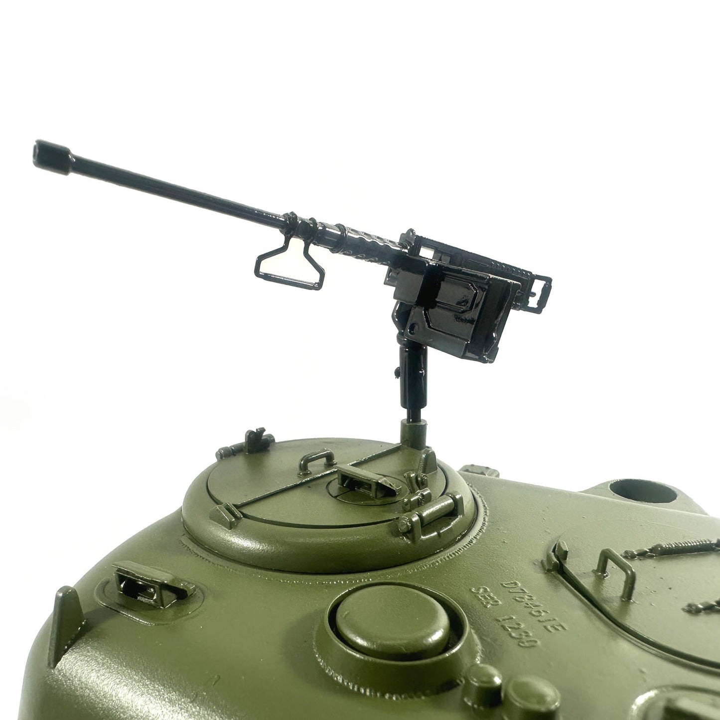 Mato Metal 1/16 M4A3 Sherman Infrared Ver Barrel Recoil RTR Radio Control Tank 1230 Slip Ring Tracks Mainboard Receiver 360Degrees