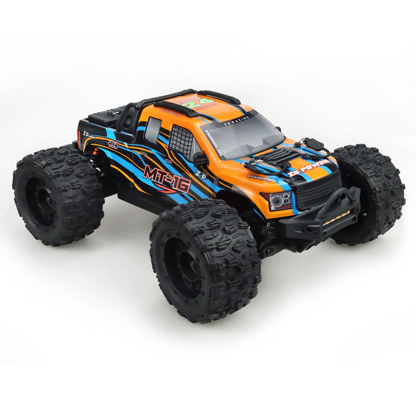 1/16 ZD Racing MT16 RC Monster Truck 4x4 Remote Control Off Road Vehicle 2845 Brushless Motor 35A ESC Battery RTR Model Car