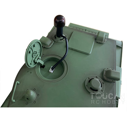 TOUCAN RC HOBBY Henglong 1/16 Plastic TK7.0 Soviet KV-2 RTR RC Tank 3949 with FPV 360 Degrees Turret Barrel Recoil BB IR Smoke Steel Gearbox
