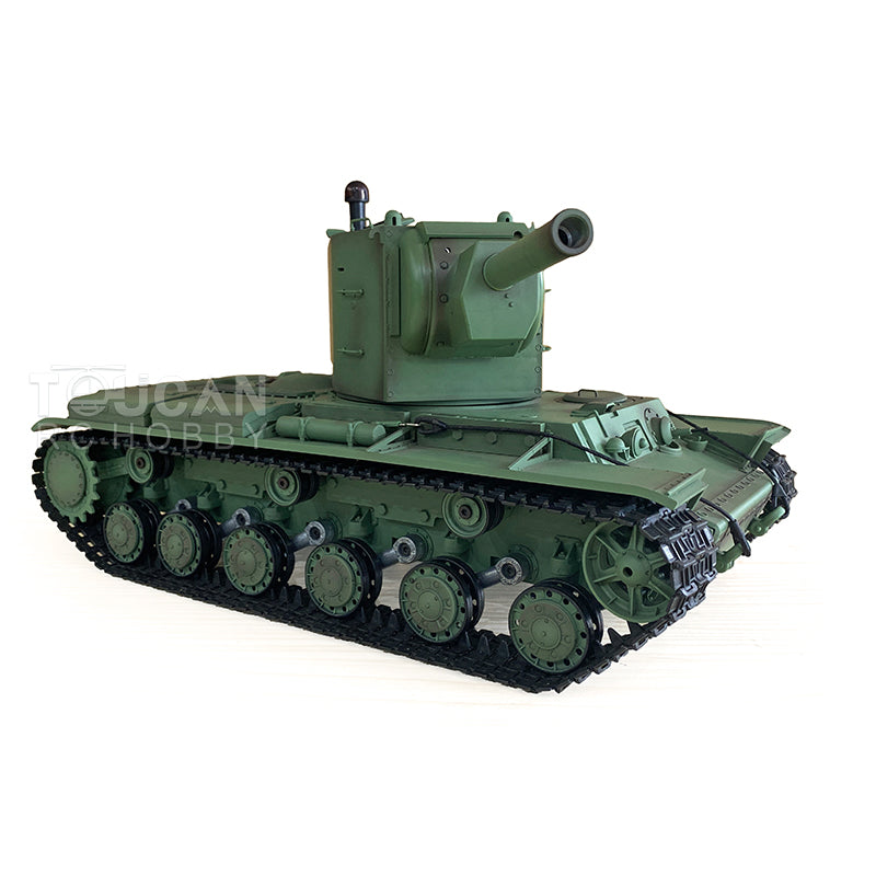 TOUCAN RC HOBBY Henglong 1/16 Plastic TK7.0 Soviet KV-2 RTR RC Tank 3949 with FPV 360 Degrees Turret Barrel Recoil BB IR Smoke Steel Gearbox