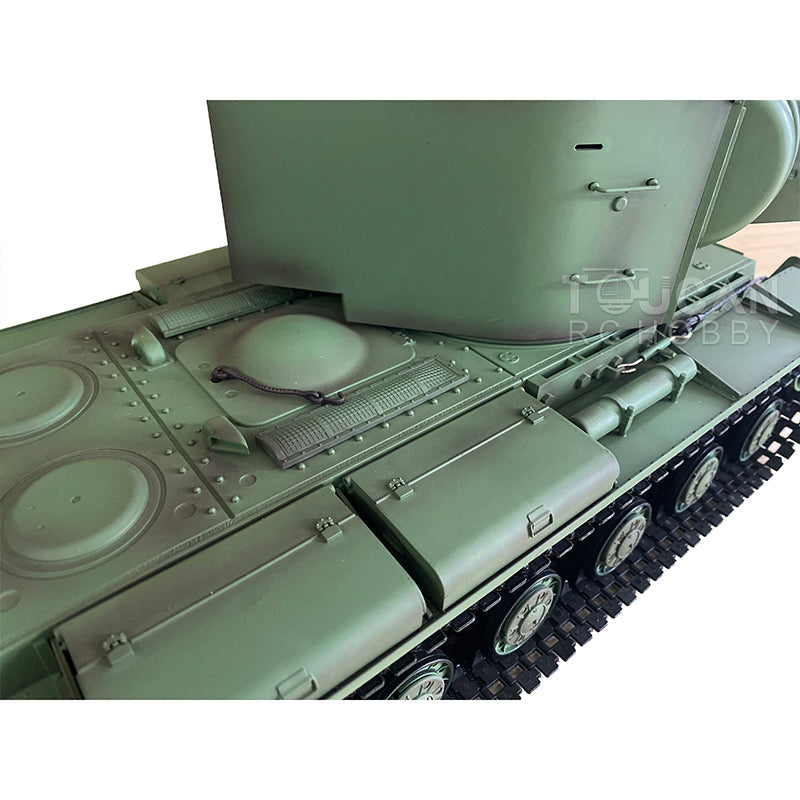 TOUCAN RC HOBBY Henglong 1/16 Plastic TK7.0 Soviet KV-2 RTR RC Tank 3949 with FPV 360 Degrees Turret Barrel Recoil BB IR Smoke Steel Gearbox