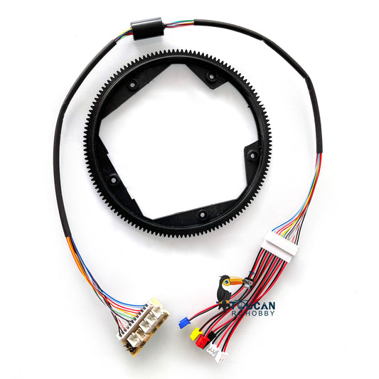 UK Stock 1/16 Henglong RC Tank Big Plastic 360 Degrees Rotating Gear 7.0 Electric Slip Ring 12P