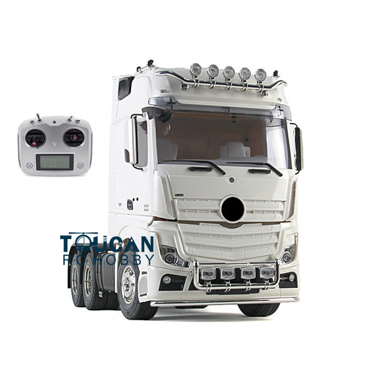 Toucan 1/14 Unpainted 3 Axles Highline RC Tractor Truck Trailer Radio Controlled Car Hobby Models KIT 35T Motor
