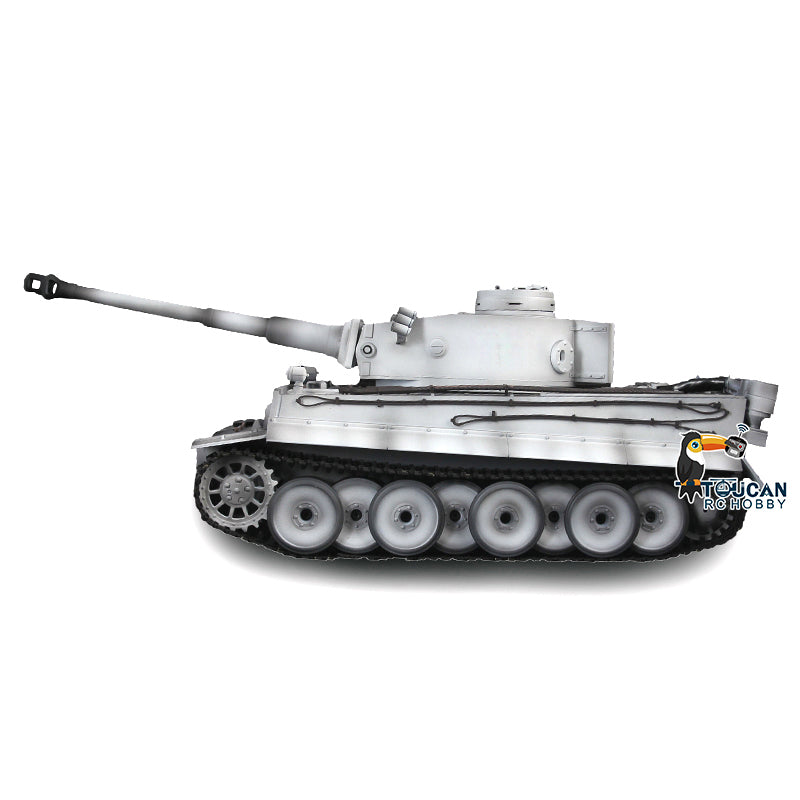 TOUCAN RC HOBBY Henglong 1/16 TK7.0 Promotion Tiger I RC Tank 3818 with Barrel Recoil 360 Degrees Turret IR Smoke Metal Tracks Sprockets Idlers Wheels