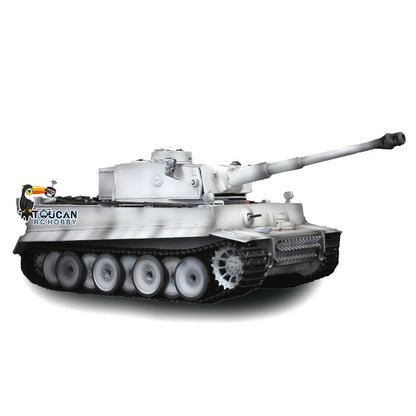 TOUCAN RC HOBBY Henglong 1/16 TK7.0 Promotion Tiger I RC Tank 3818 with Barrel Recoil 360 Degrees Turret IR Smoke Metal Tracks Sprockets Idlers Wheels