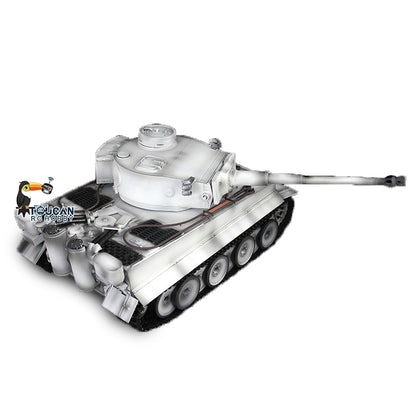 Henglong RTR RC Tank 1/16 Scale 7.0 Upgraded Tiger I 3818 w/ 360Degrees Rotating Turret Barrel Recoil FPV Metal Idler Sproket Tracks