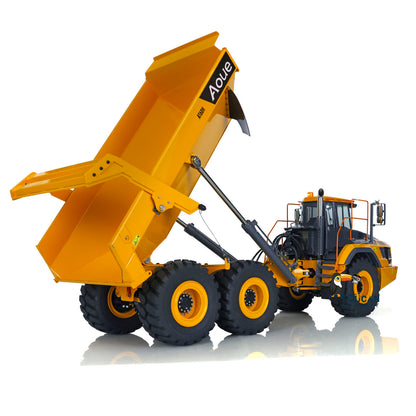 LESU Aoue AT60H 1/16 Metal Hydraulic KIT/PNP/RTR RC Articulated Truck A0004 with 2 Speed Transmission Light System for Construction Model Hobbyists