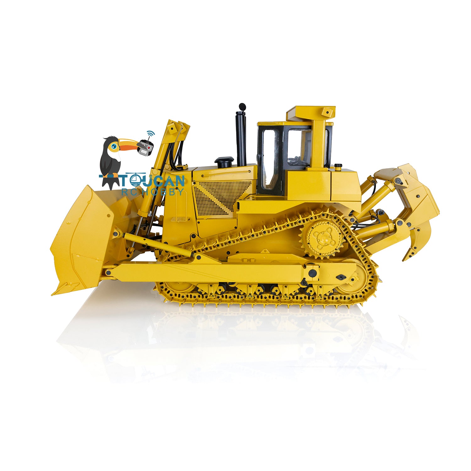 US Stock 1:14 Scale Remote Control Bulldozer Hydraulic RC