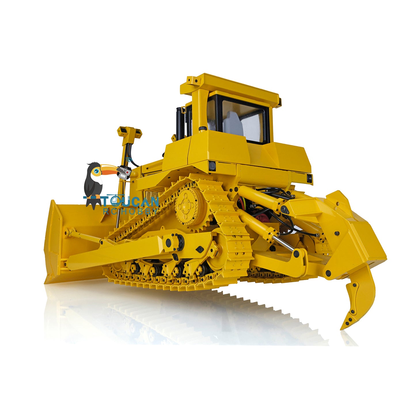 Fast Free Shipping JDModel DXR2 Metal 1/14 RC Hydraulic Bulldozer Remote Controlled Heavy-duty Dozer W/ 201 Sound System