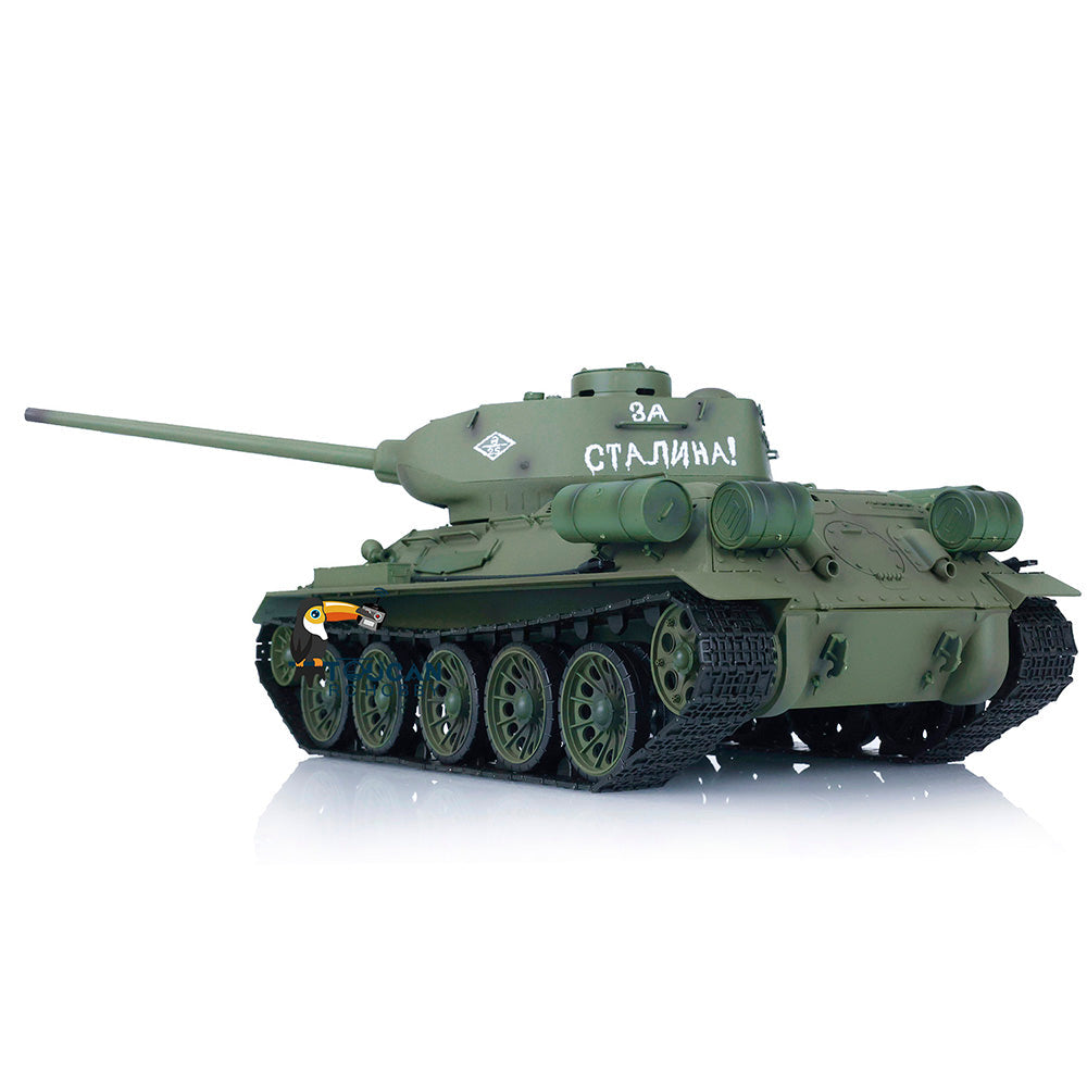 TOUCAN RC HOBBY Henglong 1/16 2.4G TK7.0 Plastic 3909 Soviet Union T34/85 RTR RC Tank BB Infrared Combat 360 Degrees Turret Smoke Metal Barrel