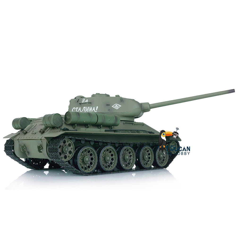 TOUCAN RC HOBBY Henglong 1/16 2.4G TK7.0 Plastic 3909 Soviet Union T34/85 RTR RC Tank BB Infrared Combat 360 Degrees Turret Smoke Metal Barrel