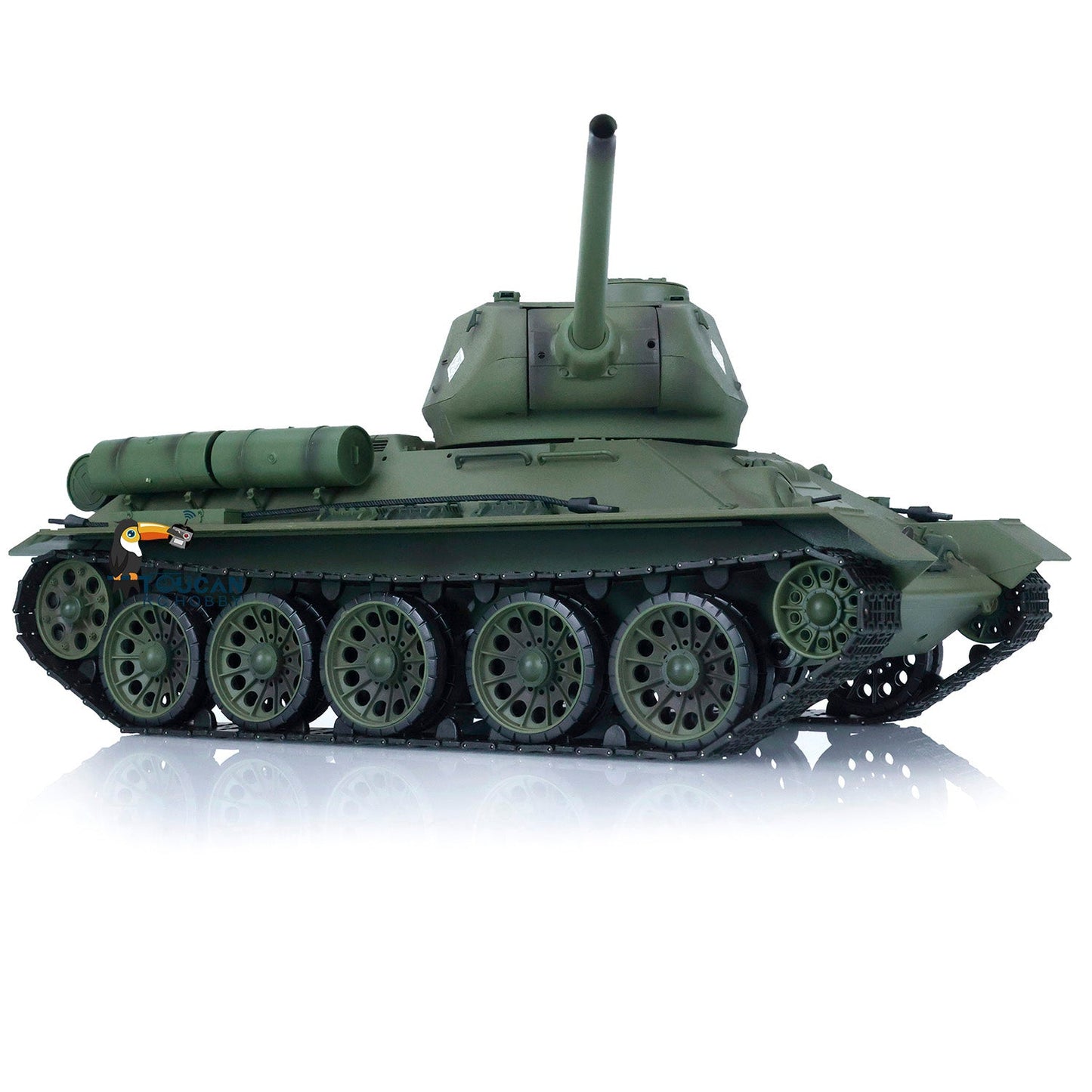 TOUCAN RC HOBBY Henglong 1/16 2.4G TK7.0 Plastic 3909 Soviet Union T34/85 RTR RC Tank BB Infrared Combat 360 Degrees Turret Smoke Metal Barrel