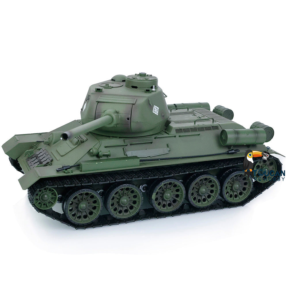 TOUCAN RC HOBBY Henglong 1/16 2.4G TK7.0 Plastic 3909 Soviet Union T34/85 RTR RC Tank BB Infrared Combat 360 Degrees Turret Smoke Metal Barrel