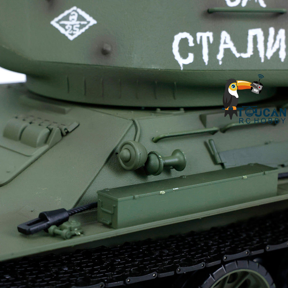 TOUCAN RC HOBBY Henglong 1/16 2.4G TK7.0 Plastic 3909 Soviet Union T34/85 RTR RC Tank BB Infrared Combat 360 Degrees Turret Smoke Metal Barrel