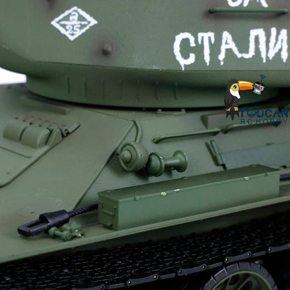 TOUCAN RC HOBBY Henglong 1/16 2.4G TK7.0 Plastic 3909 Soviet Union T34/85 RTR RC Tank BB Infrared Combat 360 Degrees Turret Smoke Metal Barrel