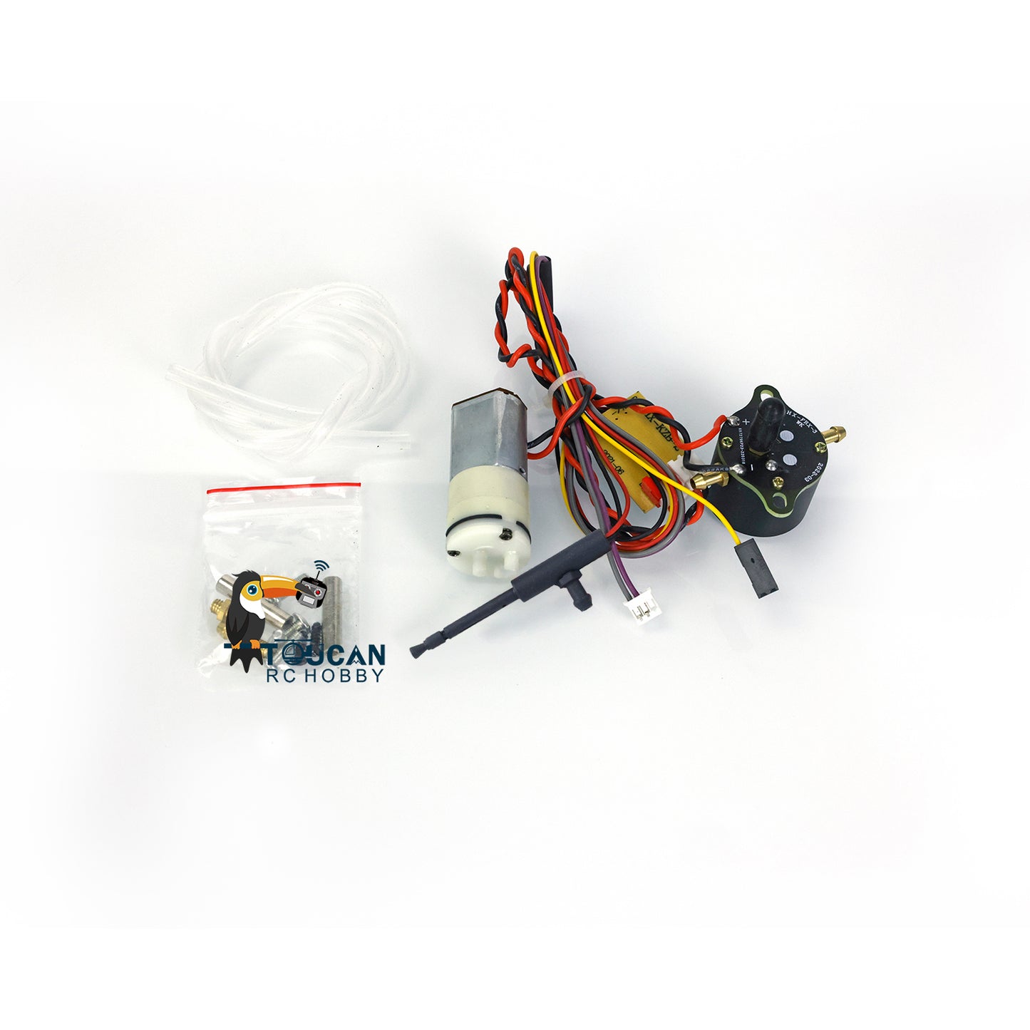 US Stock Metal Machine Gun Smoke Gearbox Unit Spare Parts Replacements for Henglong 1/16 Scale 7.0 Mainboard RC Battle Tank Model