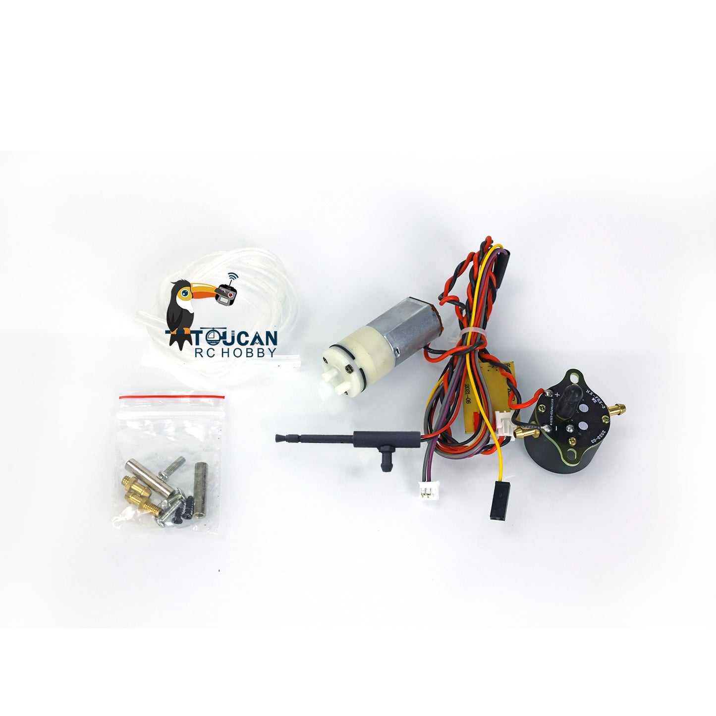 US Stock Metal Machine Gun Smoke Gearbox Unit Spare Parts Replacements for Henglong 1/16 Scale 7.0 Mainboard RC Battle Tank Model