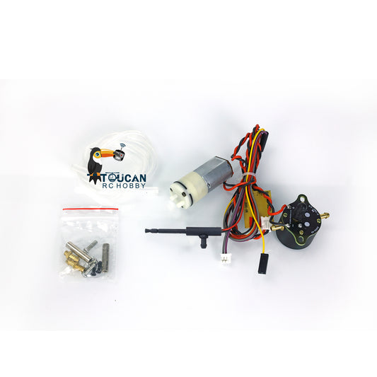 US Stock Metal Machine Gun Smoke Gearbox Unit Spare Parts Replacements for Henglong 1/16 Scale 7.0 Mainboard RC Battle Tank Model