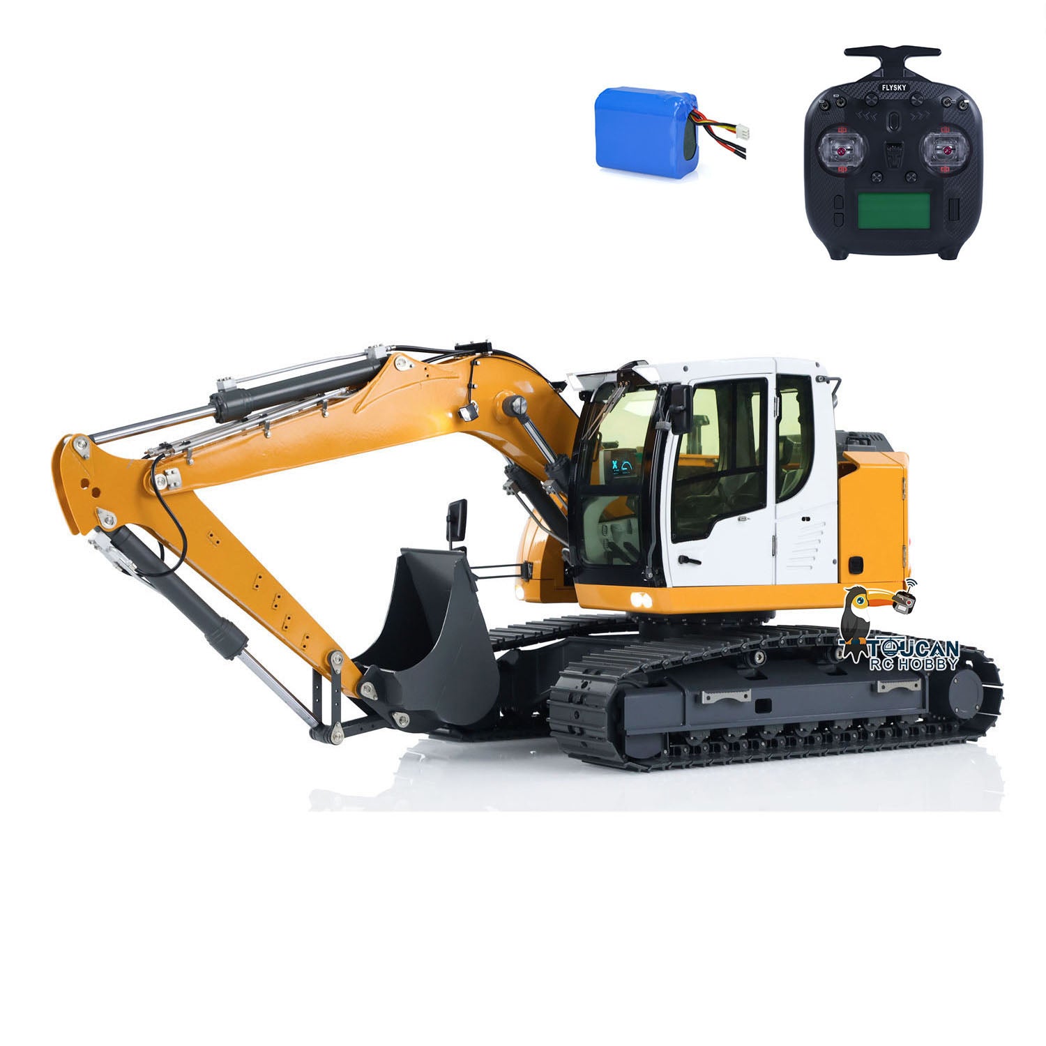JDM-208 R920 1/14 Metal Remote Control Hydraulic Excavator RTR