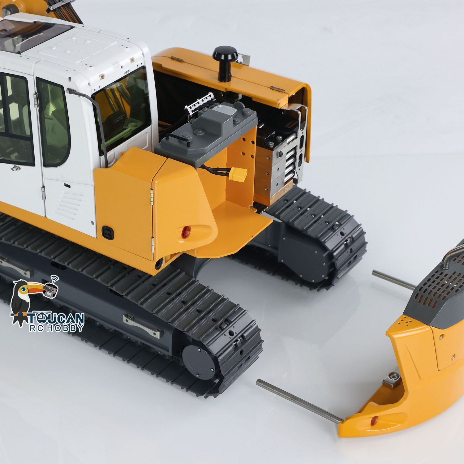 JDM-208 R920 1/14 Metal Remote Control Hydraulic Excavator RTR