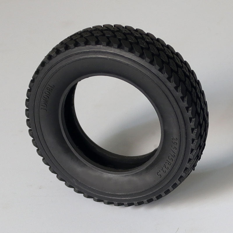 JDModel 1/14 Scale Rubber Narrow/Wide Tyre for RC Tractor Truck Radio Control Construction Vehicles Dumper DIY Models for Adults