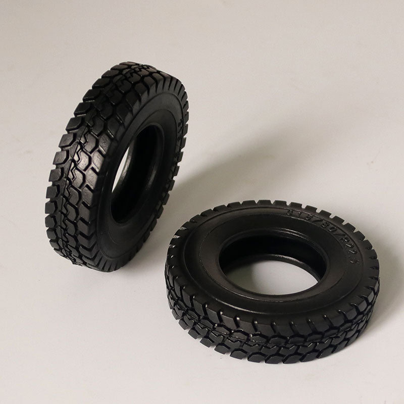JDModel 1/14 Scale Rubber Narrow/Wide Tyre for RC Tractor Truck Radio Control Construction Vehicles Dumper DIY Models for Adults