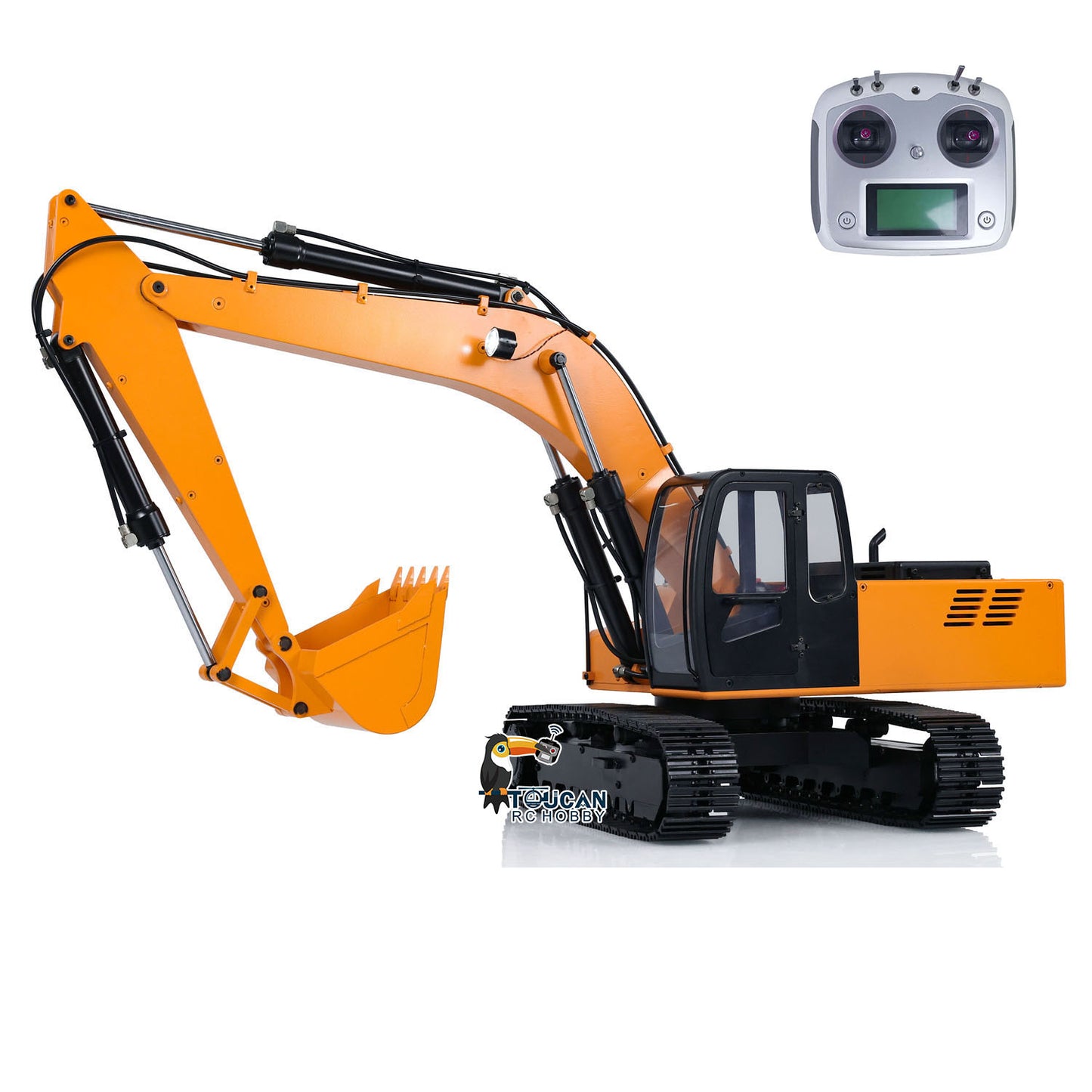 Hydraulic RC Excavator JDM 1/12 Yellow Version