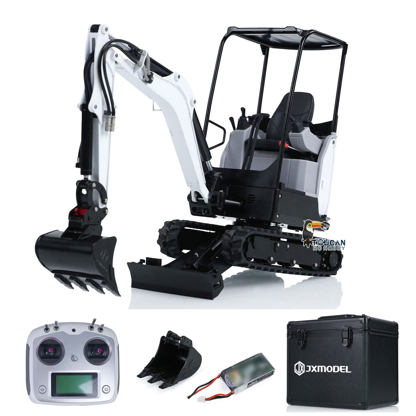 JXModel E20 1/14 Metal RC Hydraulic Excavator RTR