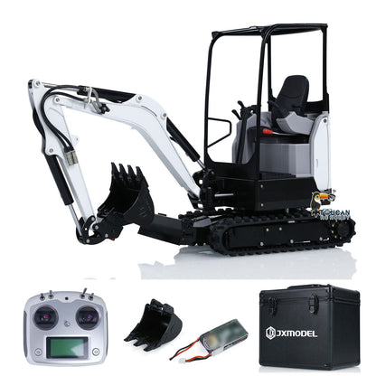 JXModel E20 1/14 Metal RC Hydraulic Excavator 6ch Valve Mini Digger Model RTR