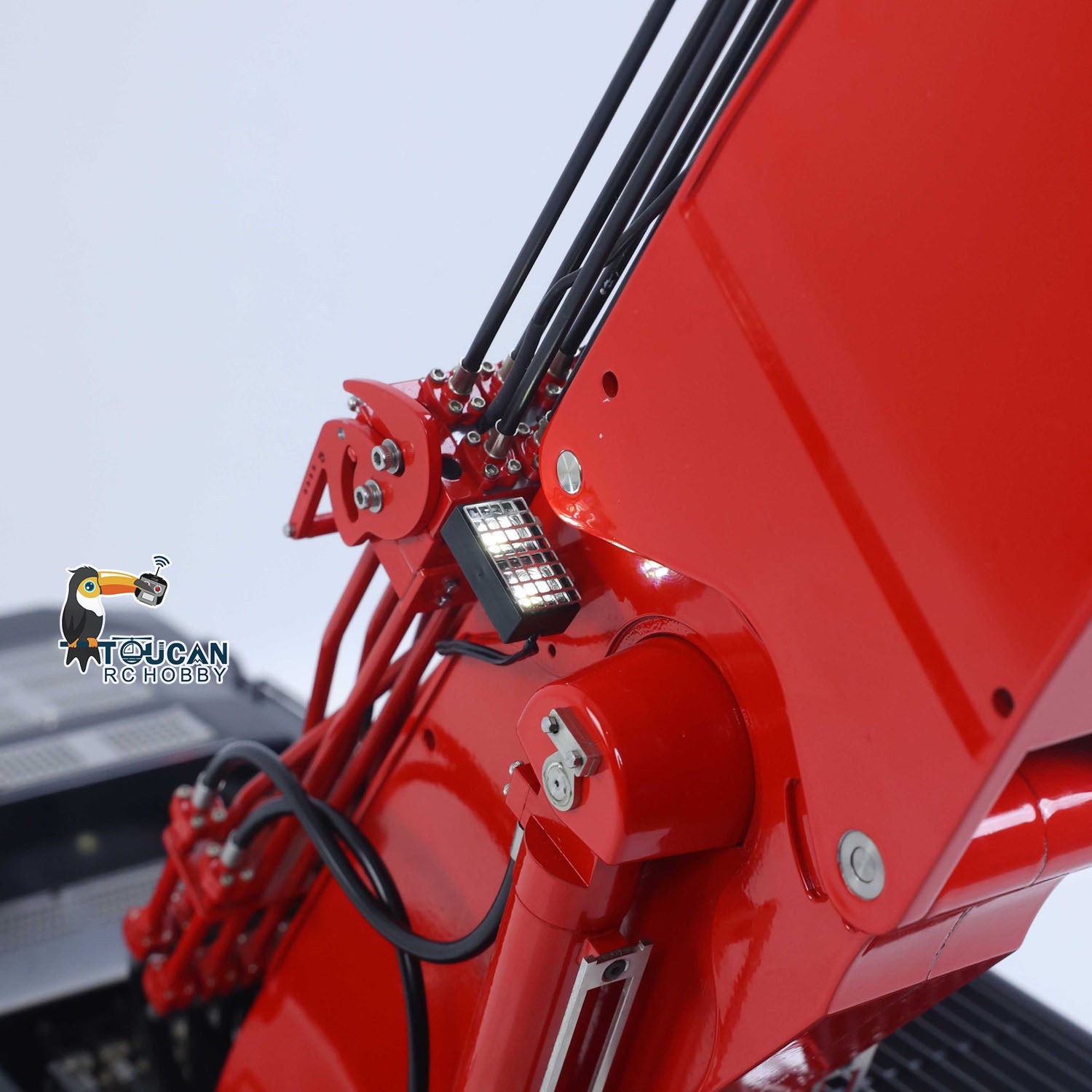 Overall shot of K970-300 remote control construction excavator model
