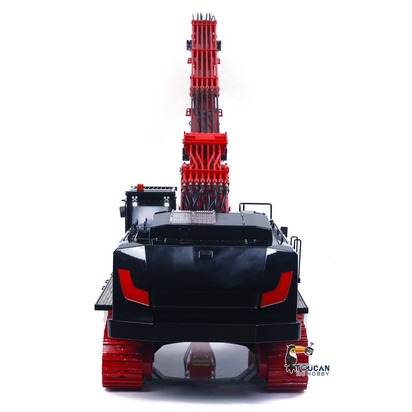 Side profile of K970-300 metal hydraulic excavator full vehicle
