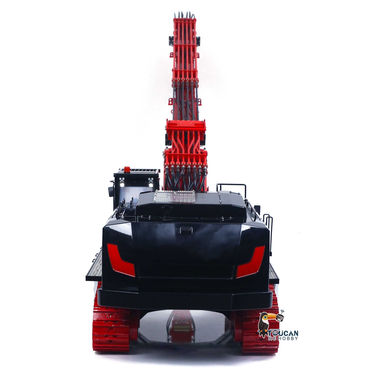 Side profile of K970-300 metal hydraulic excavator full vehicle
