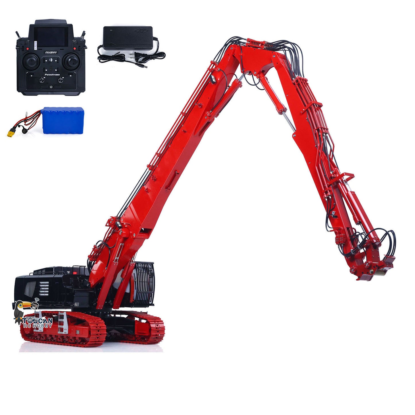 Complete K970-300 RC construction machine equipped with PL18EVLite remote controller
