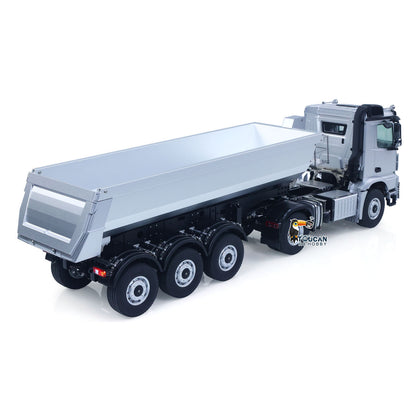 KABO 5801 gray rc tractor 4x4 heavy duty vehicle with detachable dump trailer
